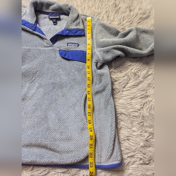 Patagonia Women's Snap T Pullover in Gray and Blue - Picture 12 of 16